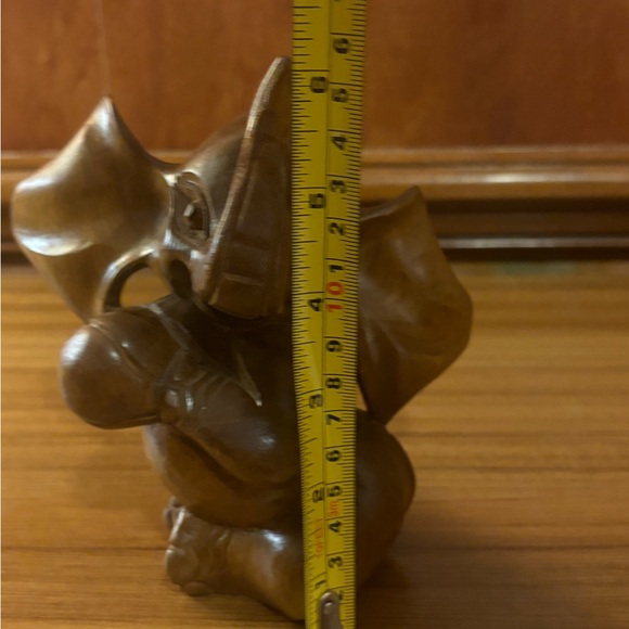 Vintage Genuine Monkey Pod Wood Hand Carved Circus Elephant w/Ball 1980s - Picture 7 of 7